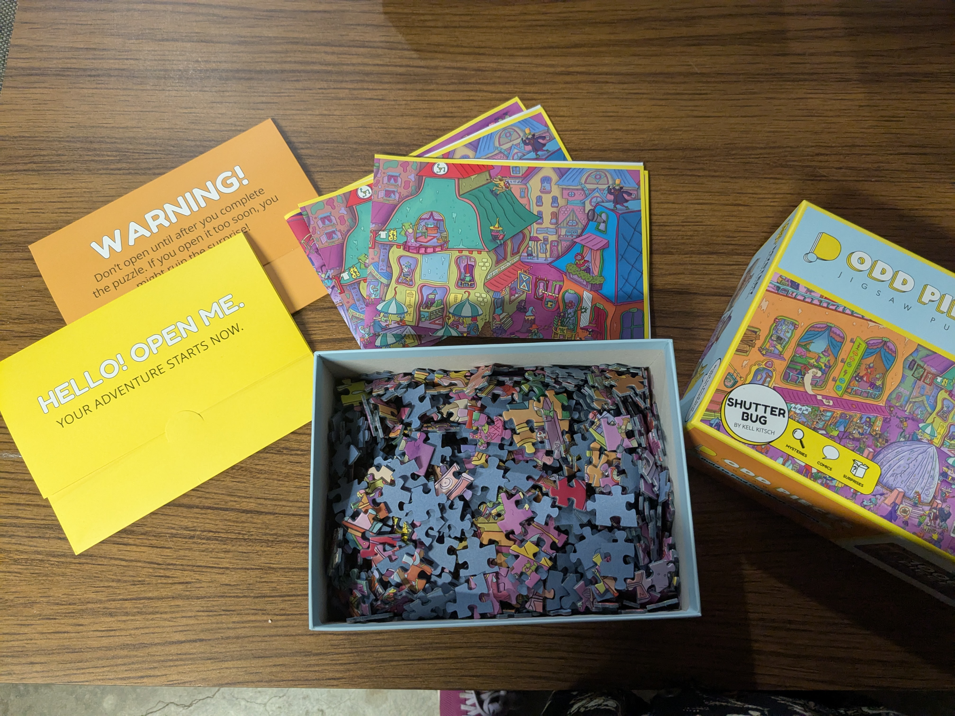 "Shutter Bug" Jigsaw Puzzle, by Odd Pieces, 1000 pcs