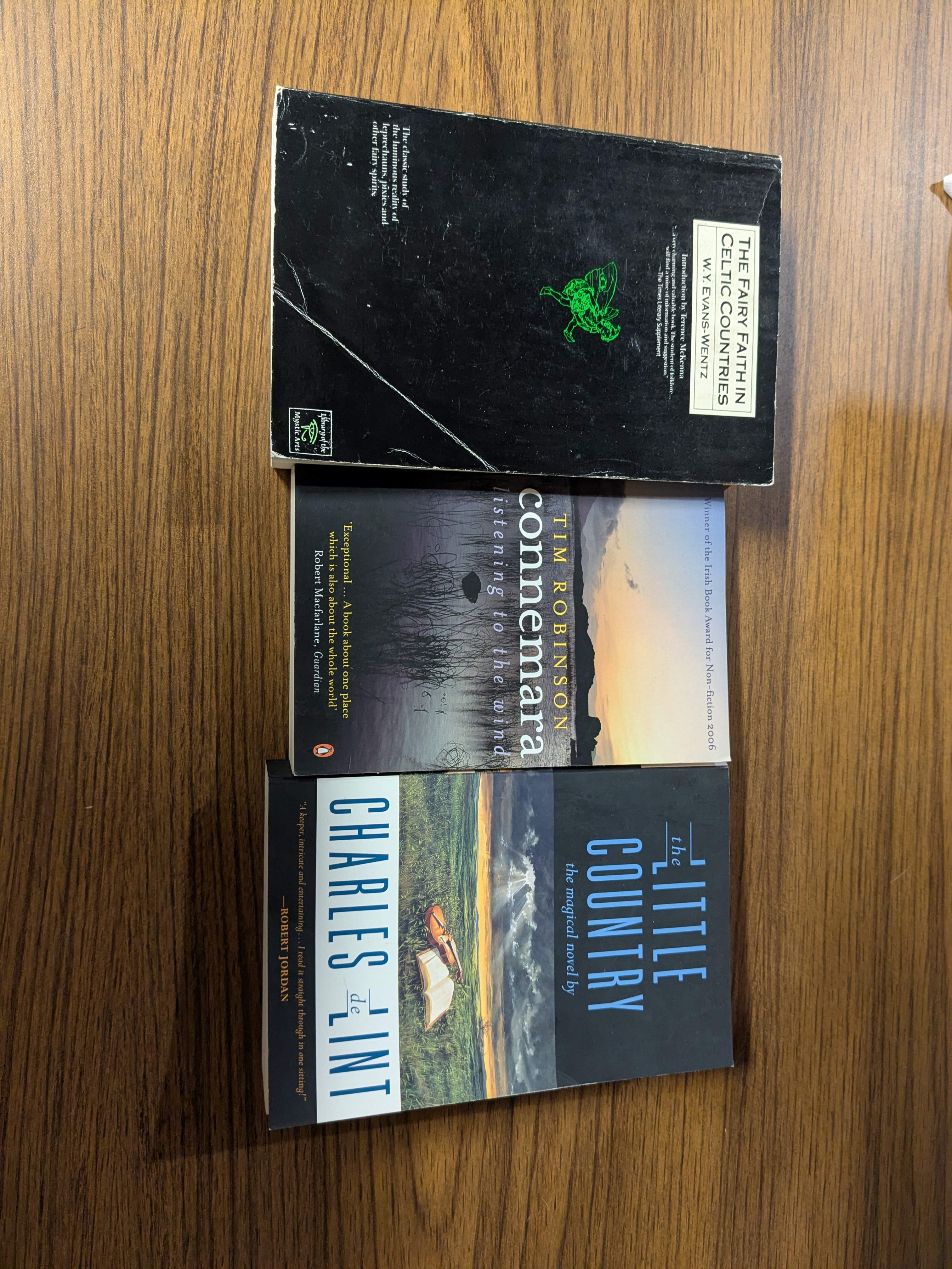 THREE books - Connemara, The Little Country, The Fairy Faith in Celtic Countries
