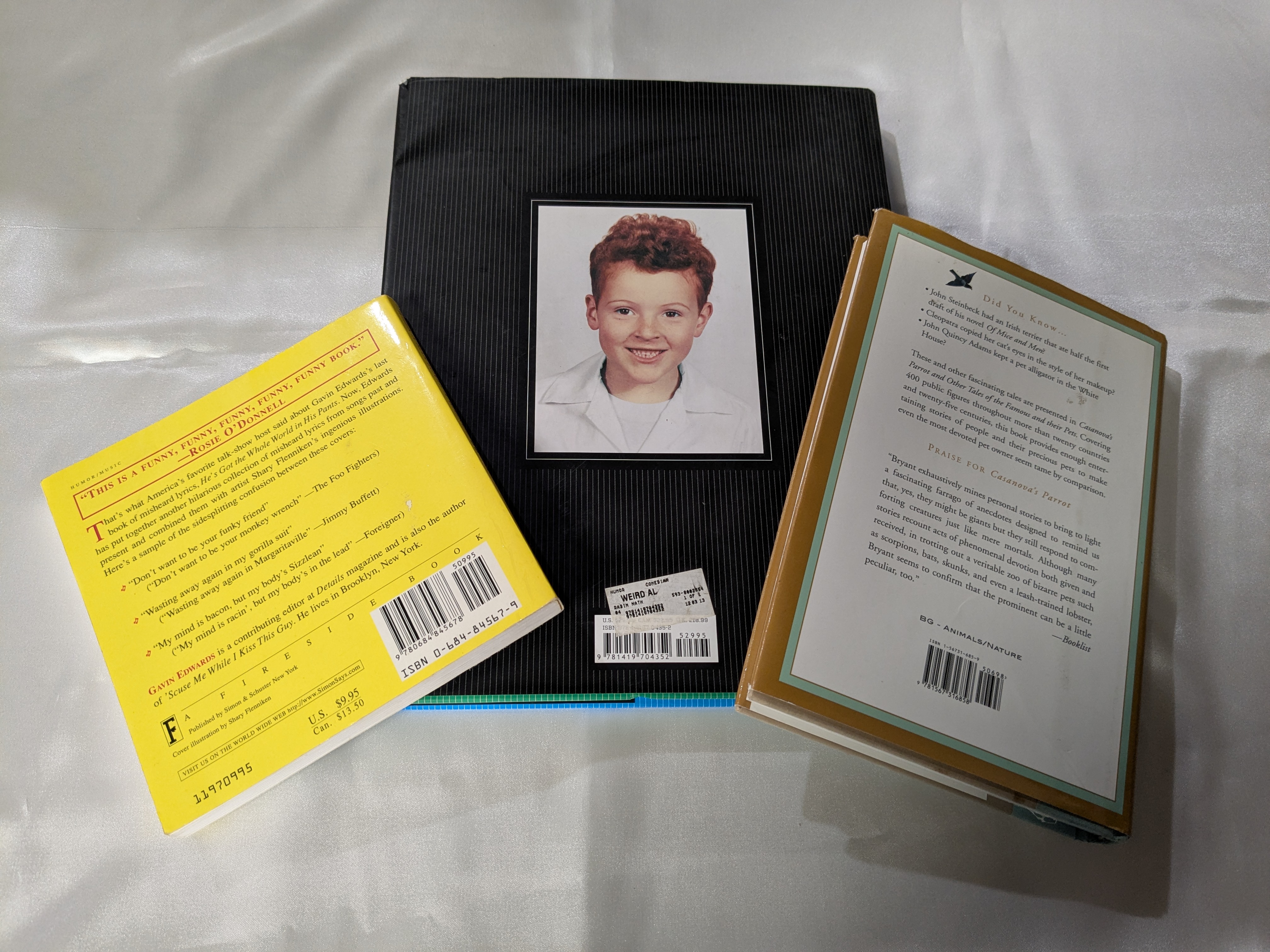 Solaris Potty Books! - Bundle #2 (featuring Weird Al, misheard lyrics, & celebrity pets)