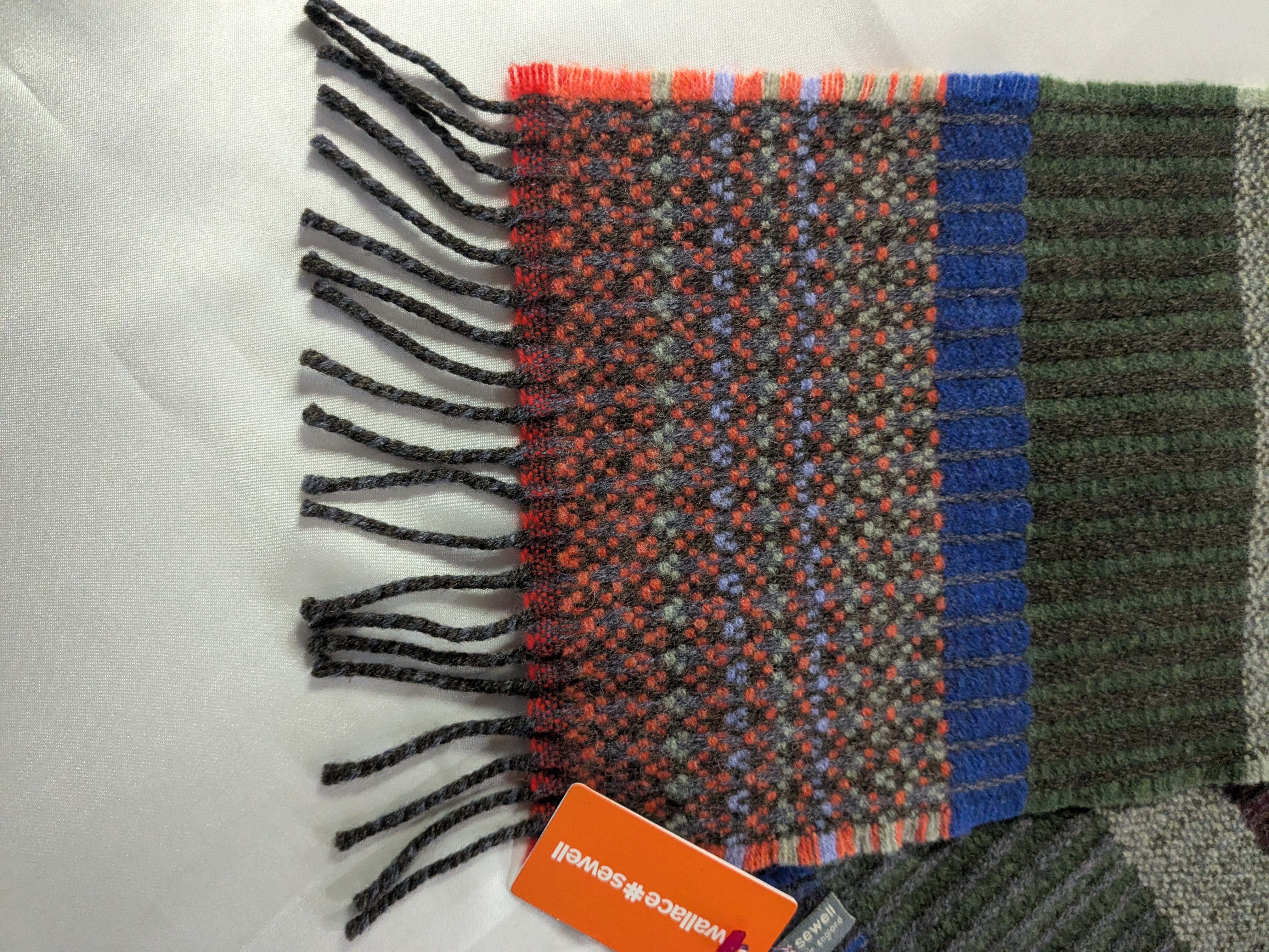 Wallace Sewell Merino Lambswool Scarf, new with tag