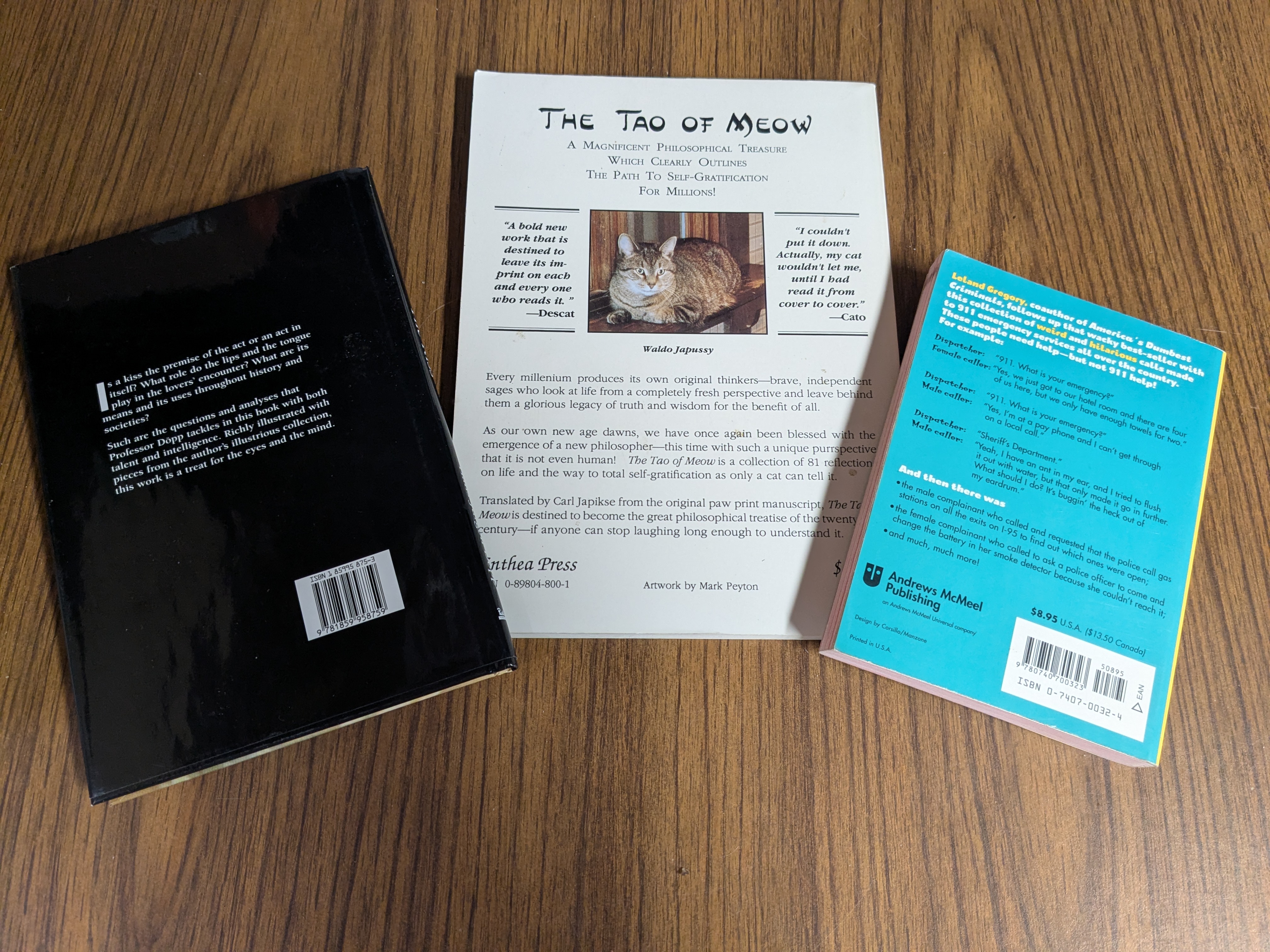 Solaris Potty Books! - Bundle #4 (wacky 911 calls, feline wisdom, & oral pleasure (explicit))