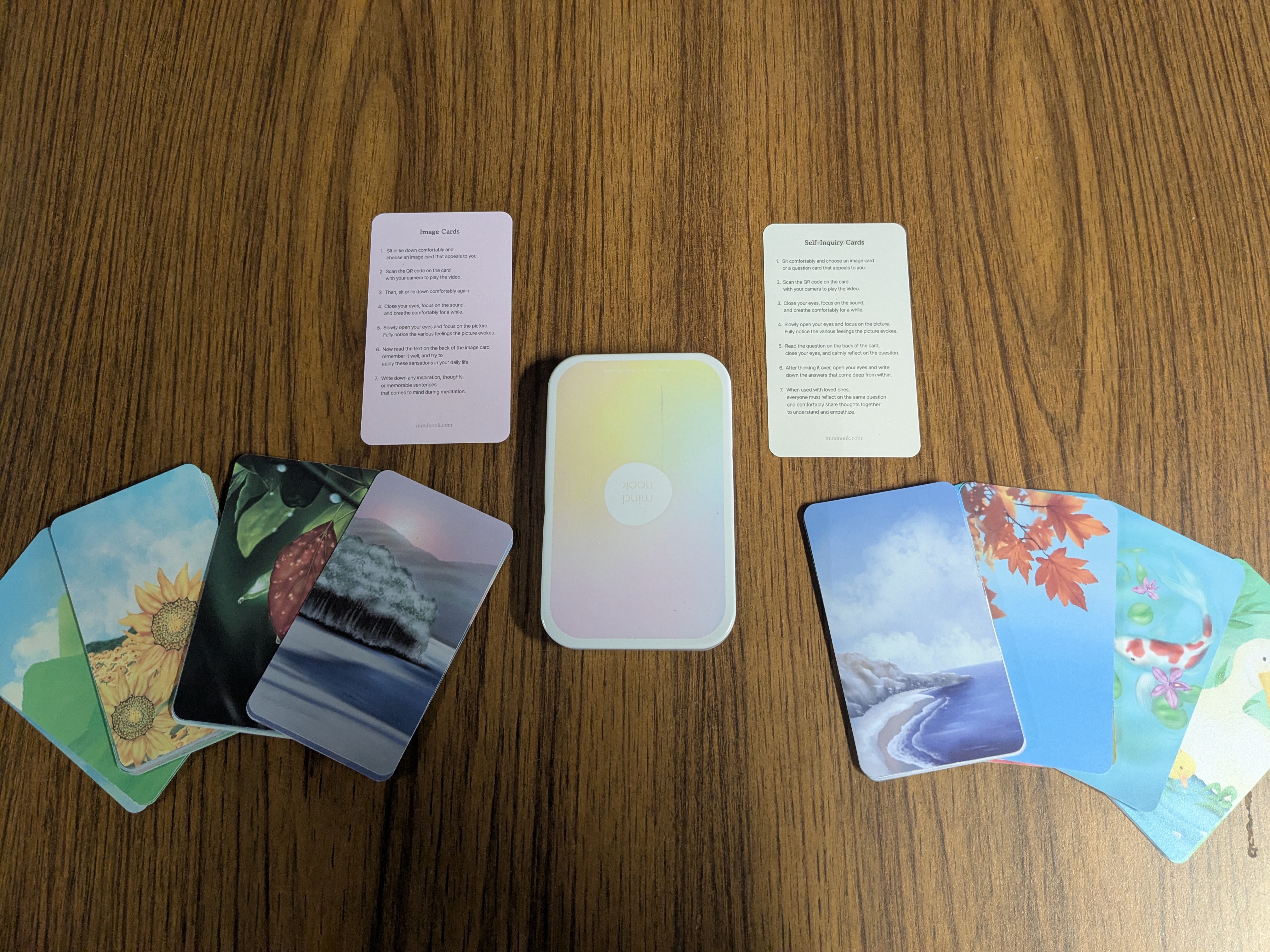 Four Seasons Meditation Cards, full deck of 50