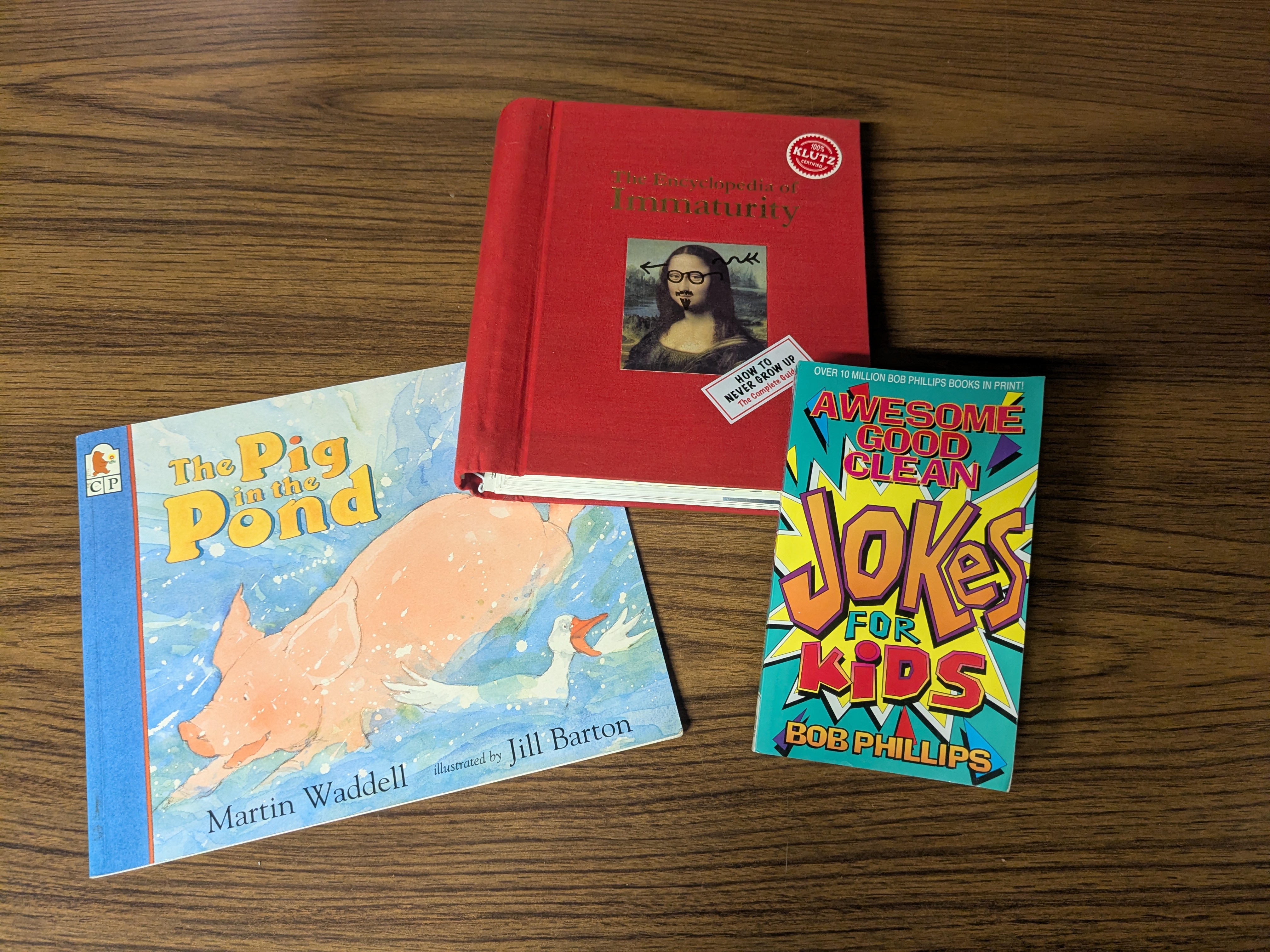 Solaris Potty Books! - Bundle #6, for kids! (featuring pigs & geese, silly jokes, and how to never grow up)