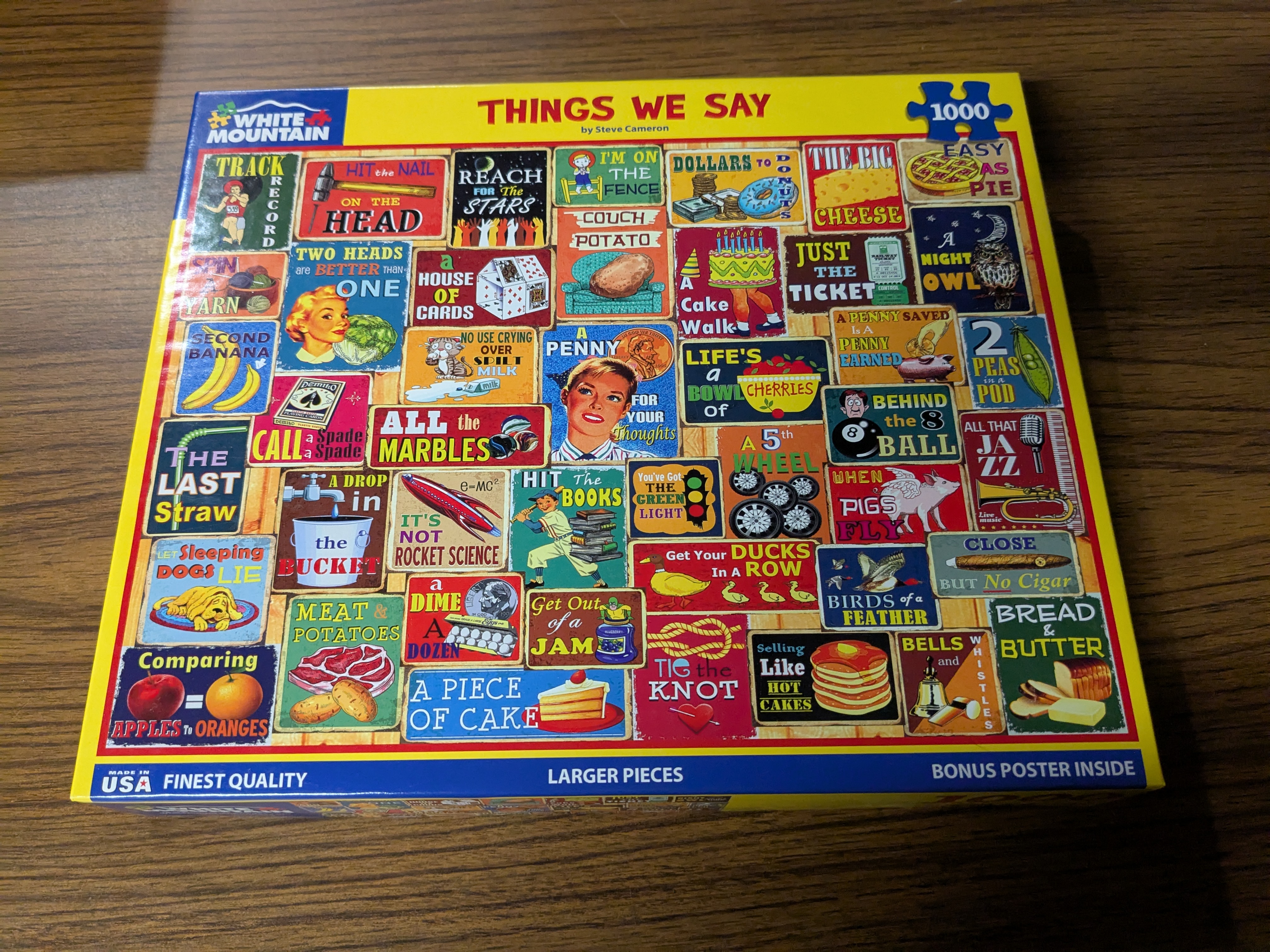 "Things We Say" Jigsaw Puzzle, 1000 pcs