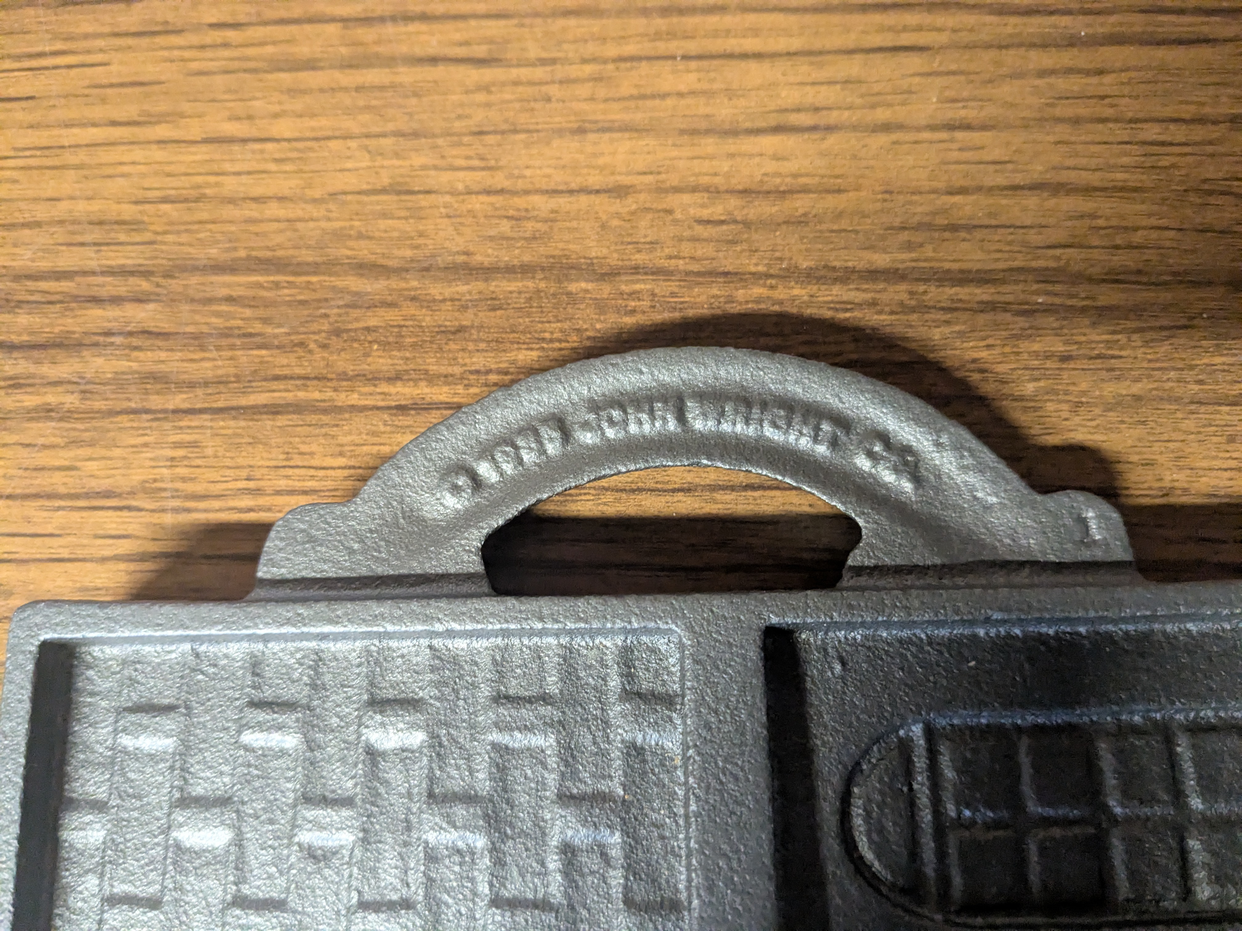 Vintage John Wright Gingerbread House Mold Pan, 1985