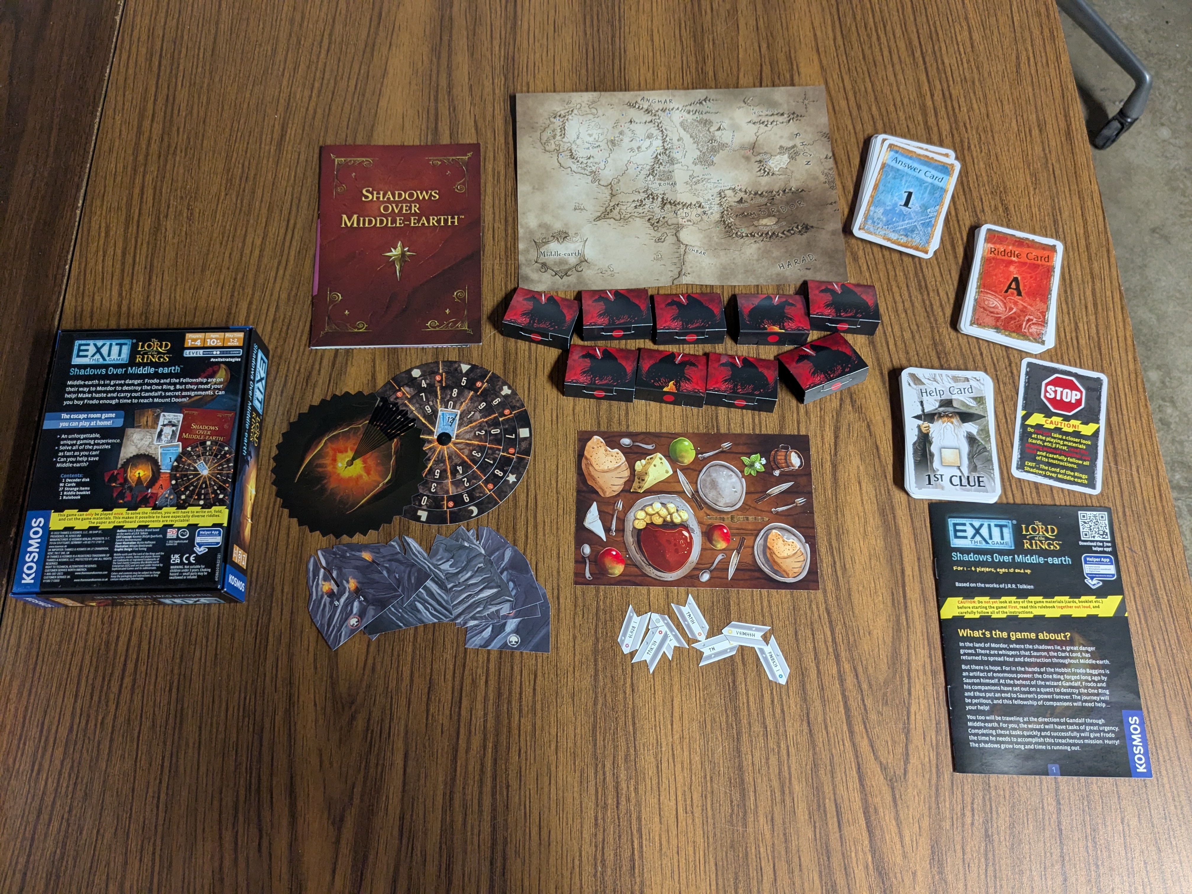 Exit The Game (escape room-type game!) - Lord of the Rings, Shadows Over Middle-Earth