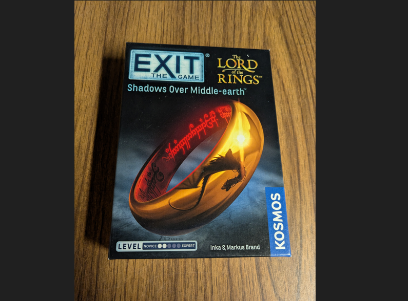 Exit The Game (escape room-type game!) - Lord of the Rings, Shadows Over Middle-Earth