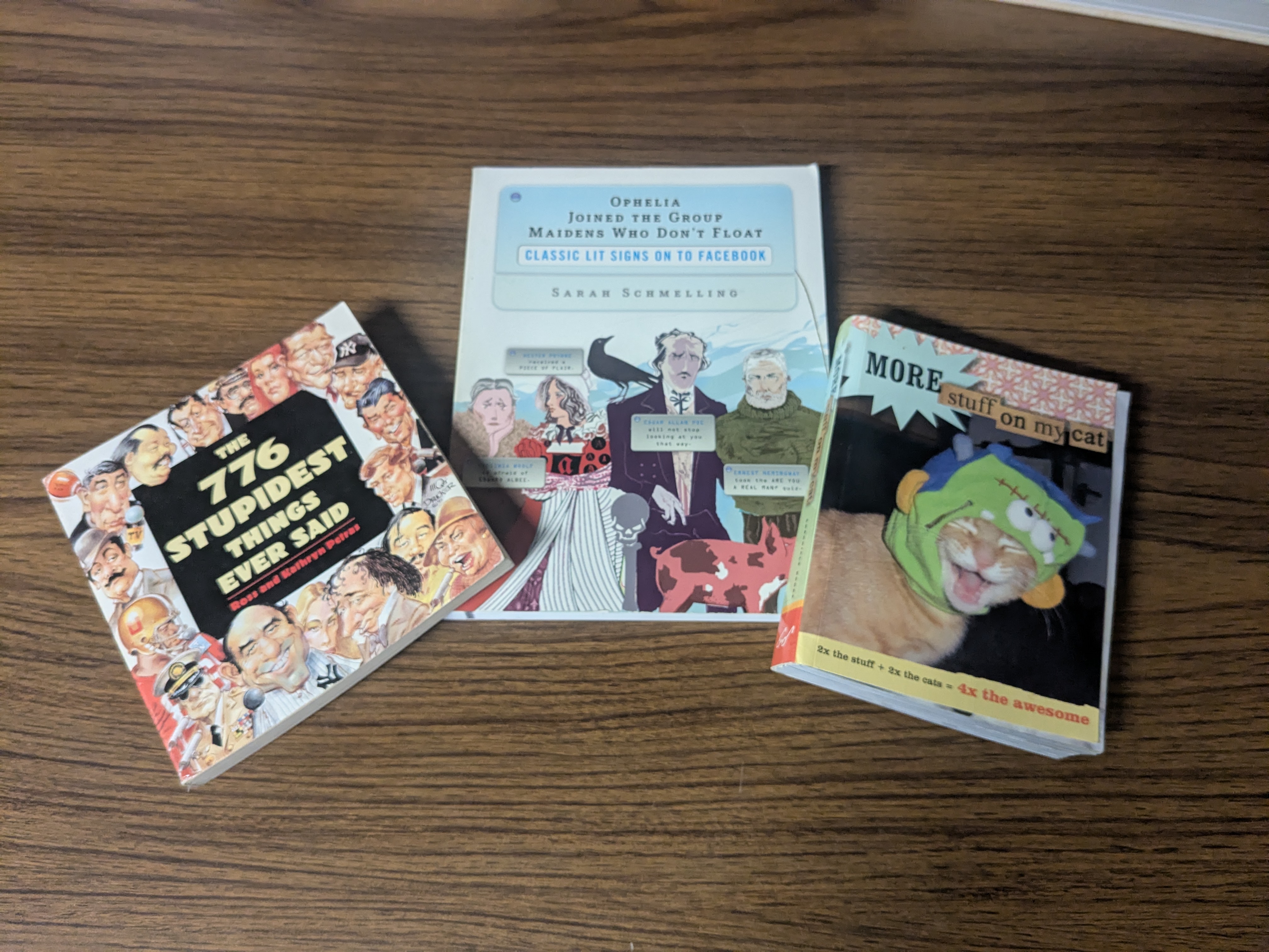 Solaris Potty Books! - Bundle #8 (featuring cat couture, lampooned literature, and famous faux pas)