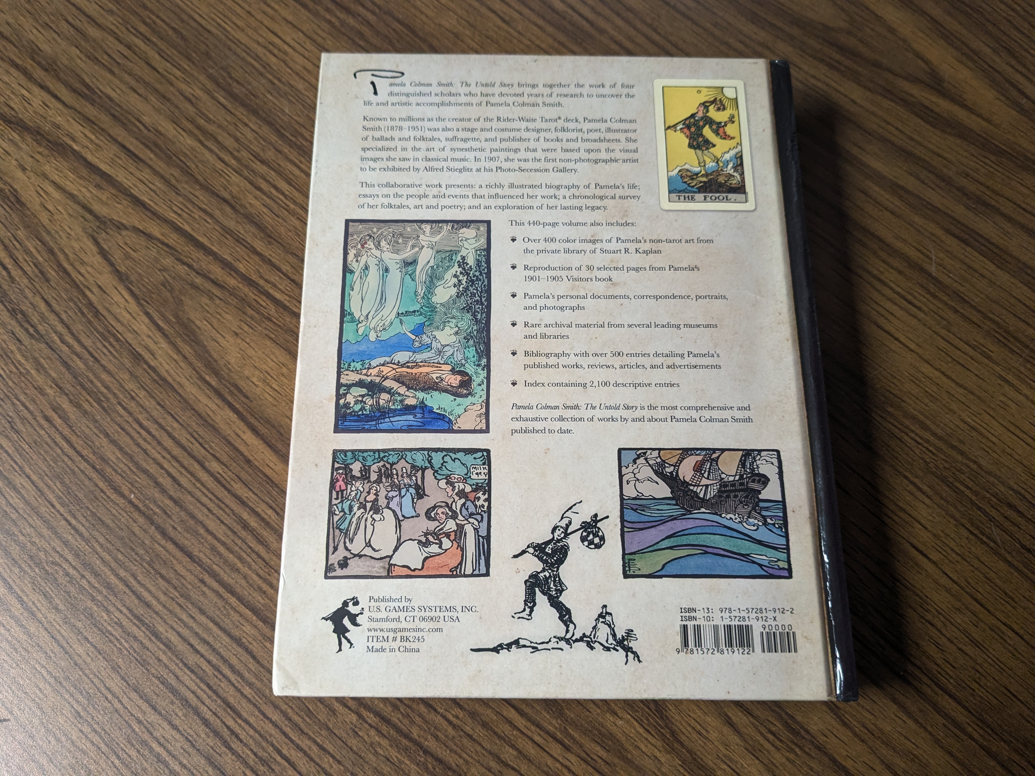 Pamela Colman Smith, The Untold Story, by Stuart Kaplan et al. Hardcover. Very good condition.