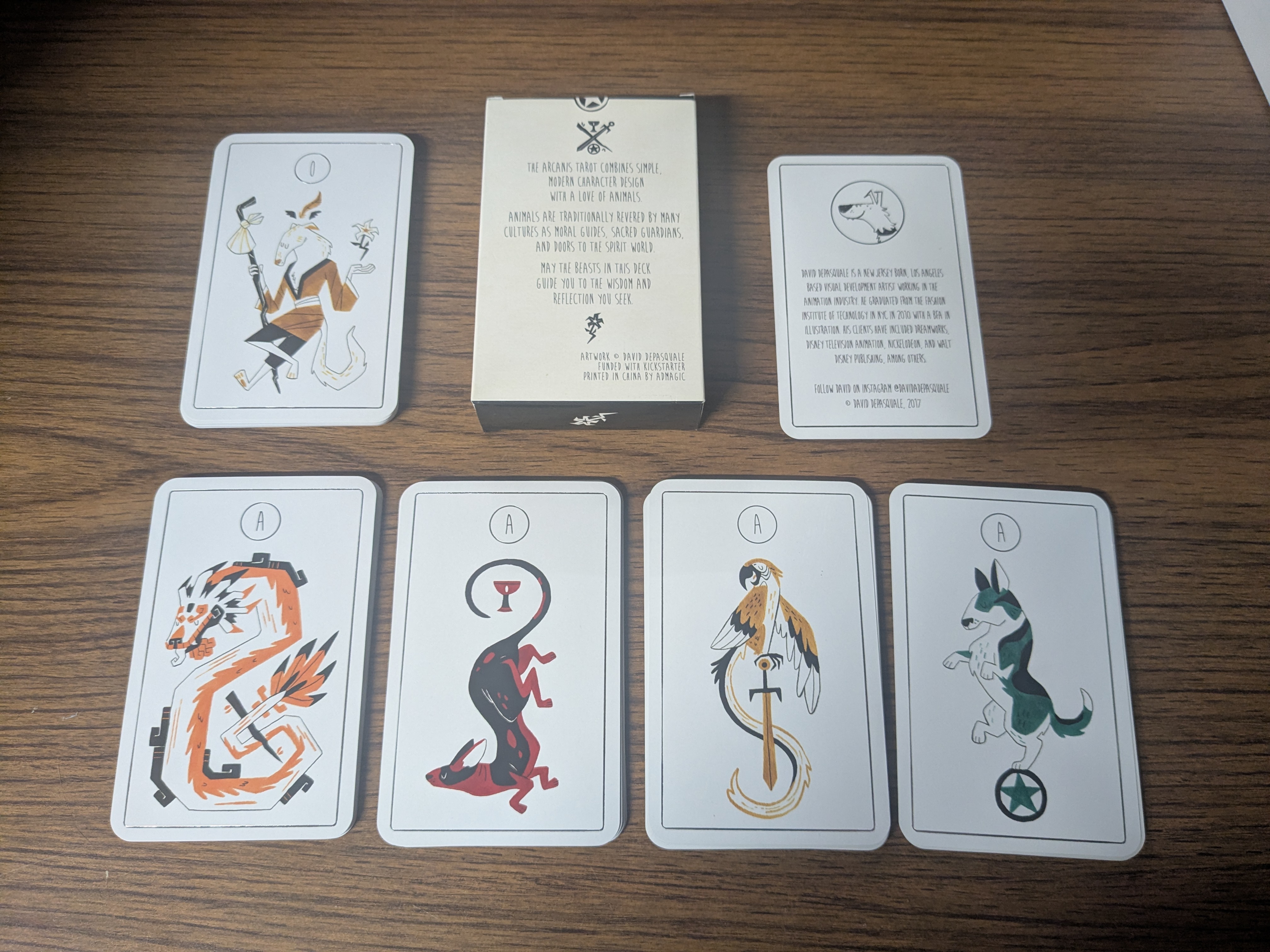 Arcanis Animal Tarot - Original Indie (Kickstarter) first edition, 2017. Very rare!