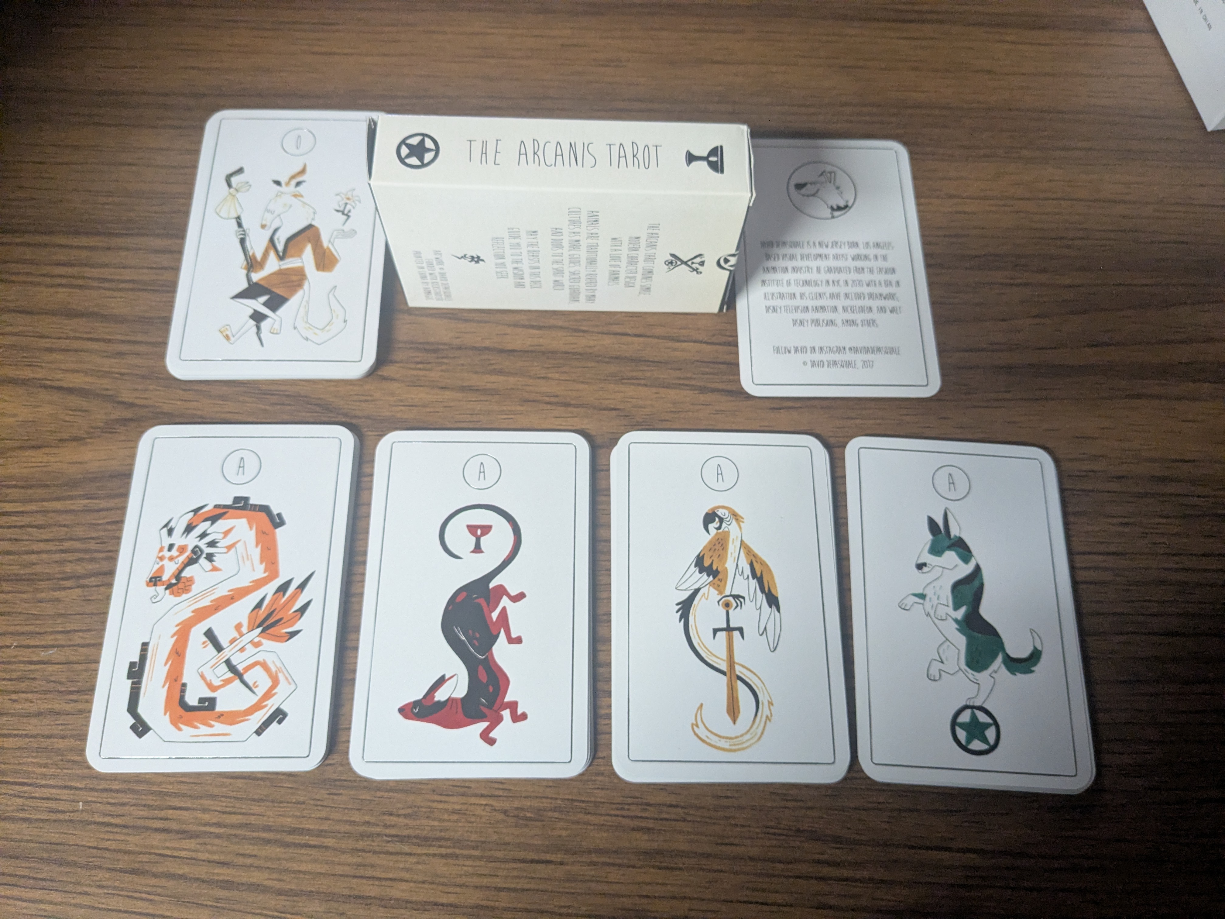 Arcanis Animal Tarot - Original Indie (Kickstarter) first edition, 2017. Very rare!