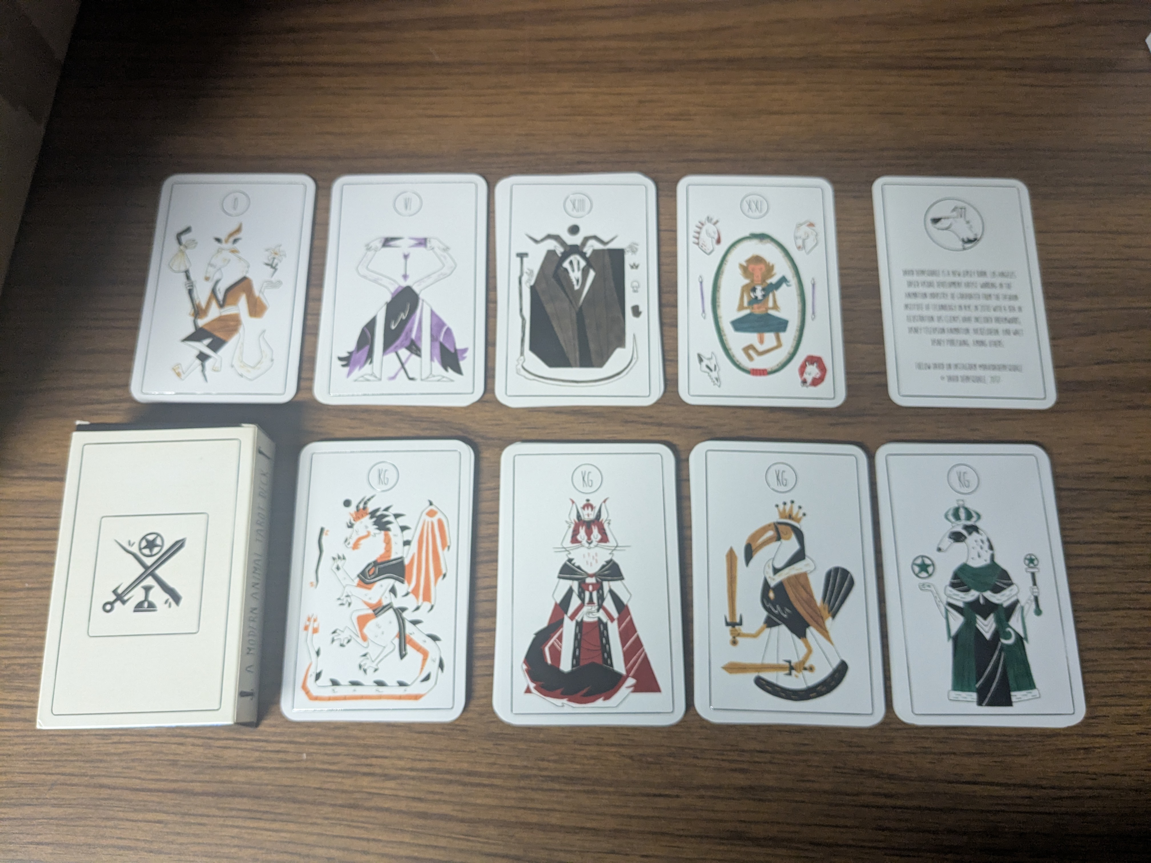 Arcanis Animal Tarot - Original Indie (Kickstarter) first edition, 2017. Very rare!