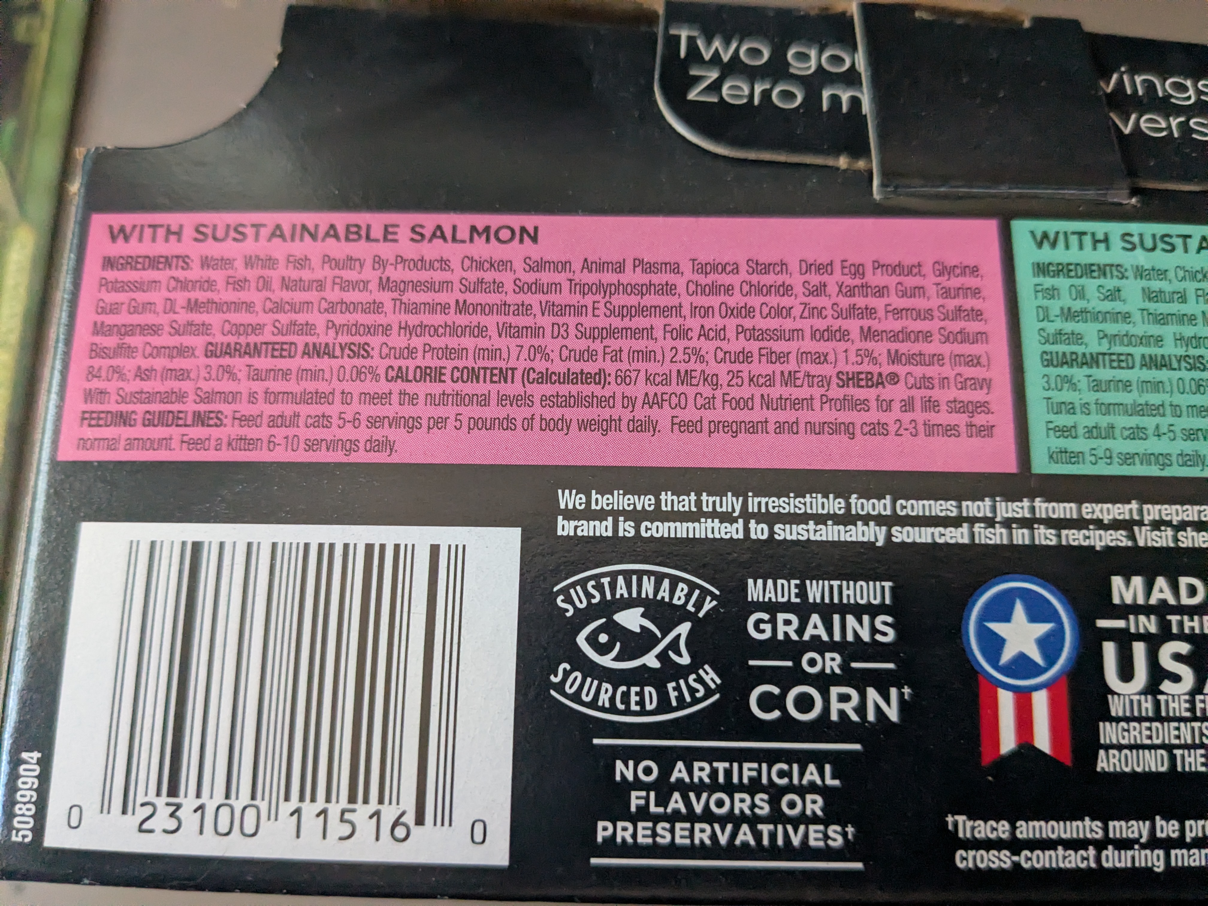 Sheba Perfect Portions Cat Food, Seafood Variety Pack, Cuts in Gravy, EIGHTEEN (18) portions