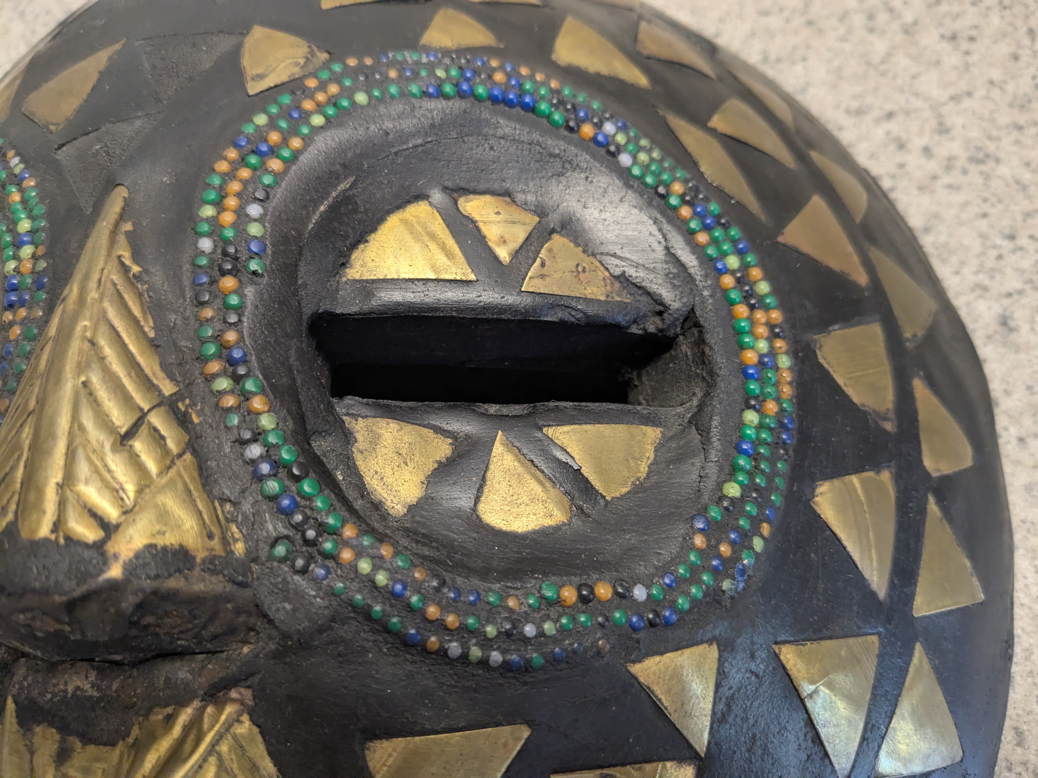 Hand-Carved Ashanti Mask - Creativity & Laughter