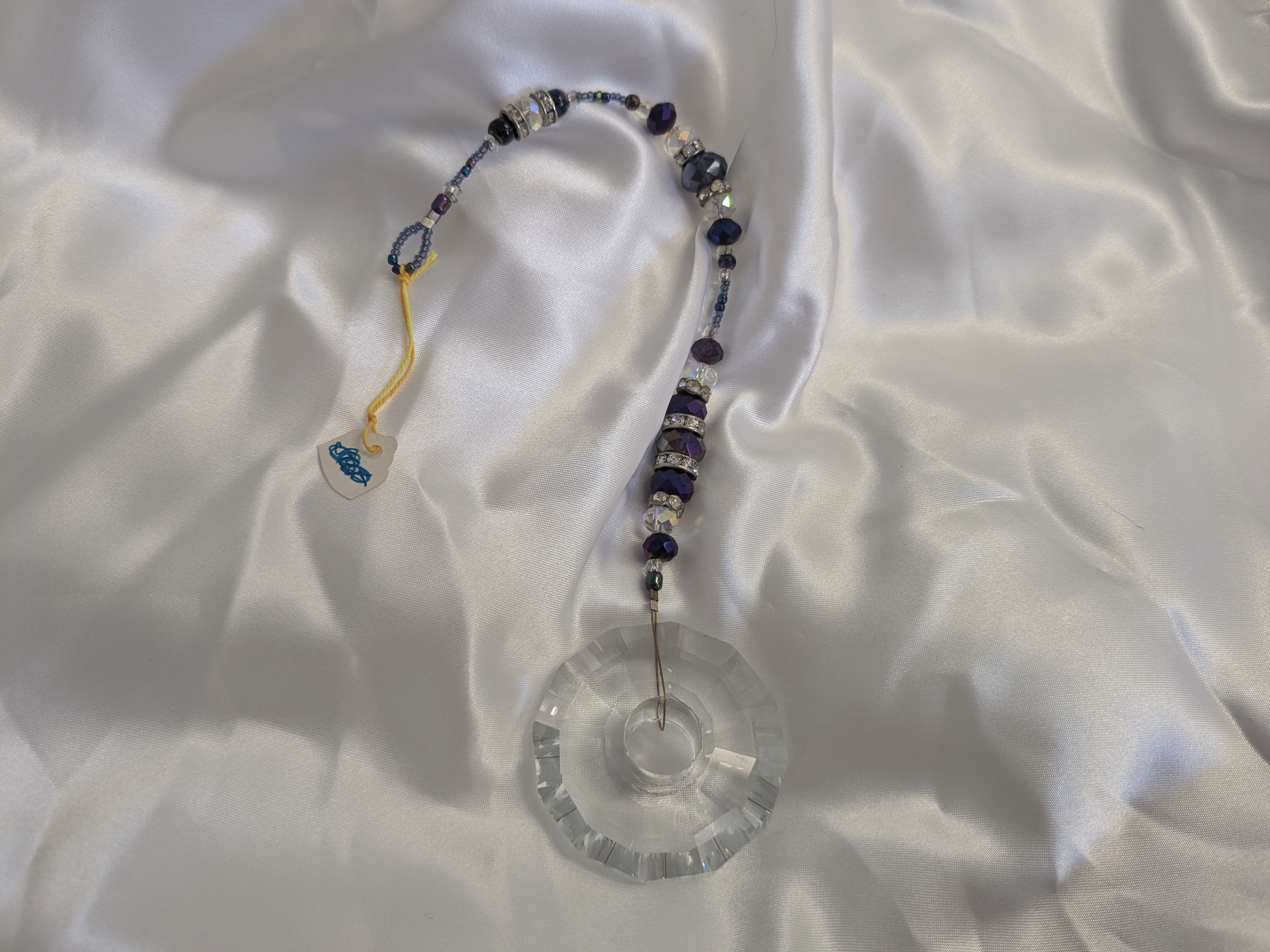 Clear/Purple Portal Prism, by Oceanna Williams of Mermaid Designs!