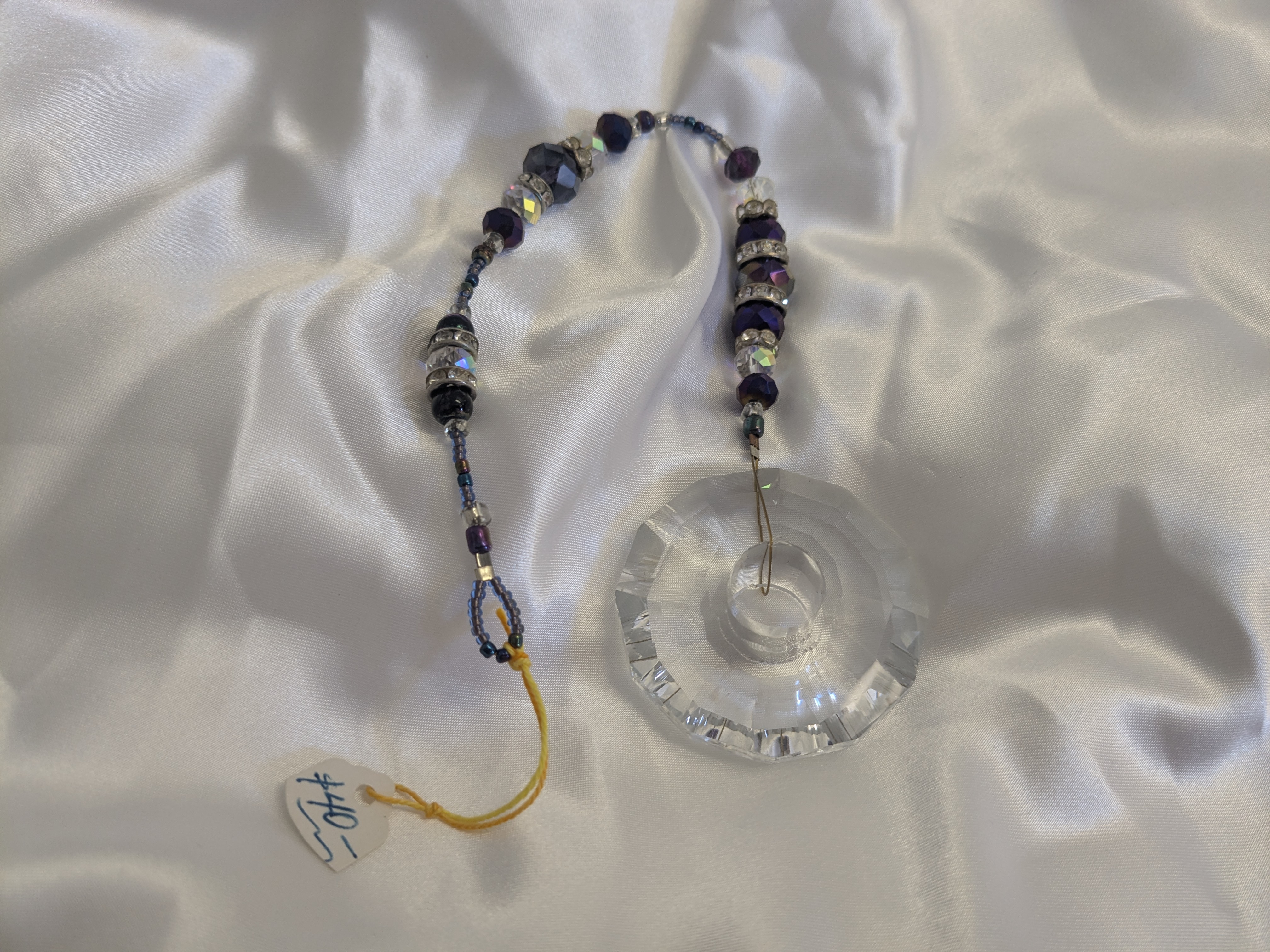 Clear/Purple Portal Prism, by Oceanna Williams of Mermaid Designs!