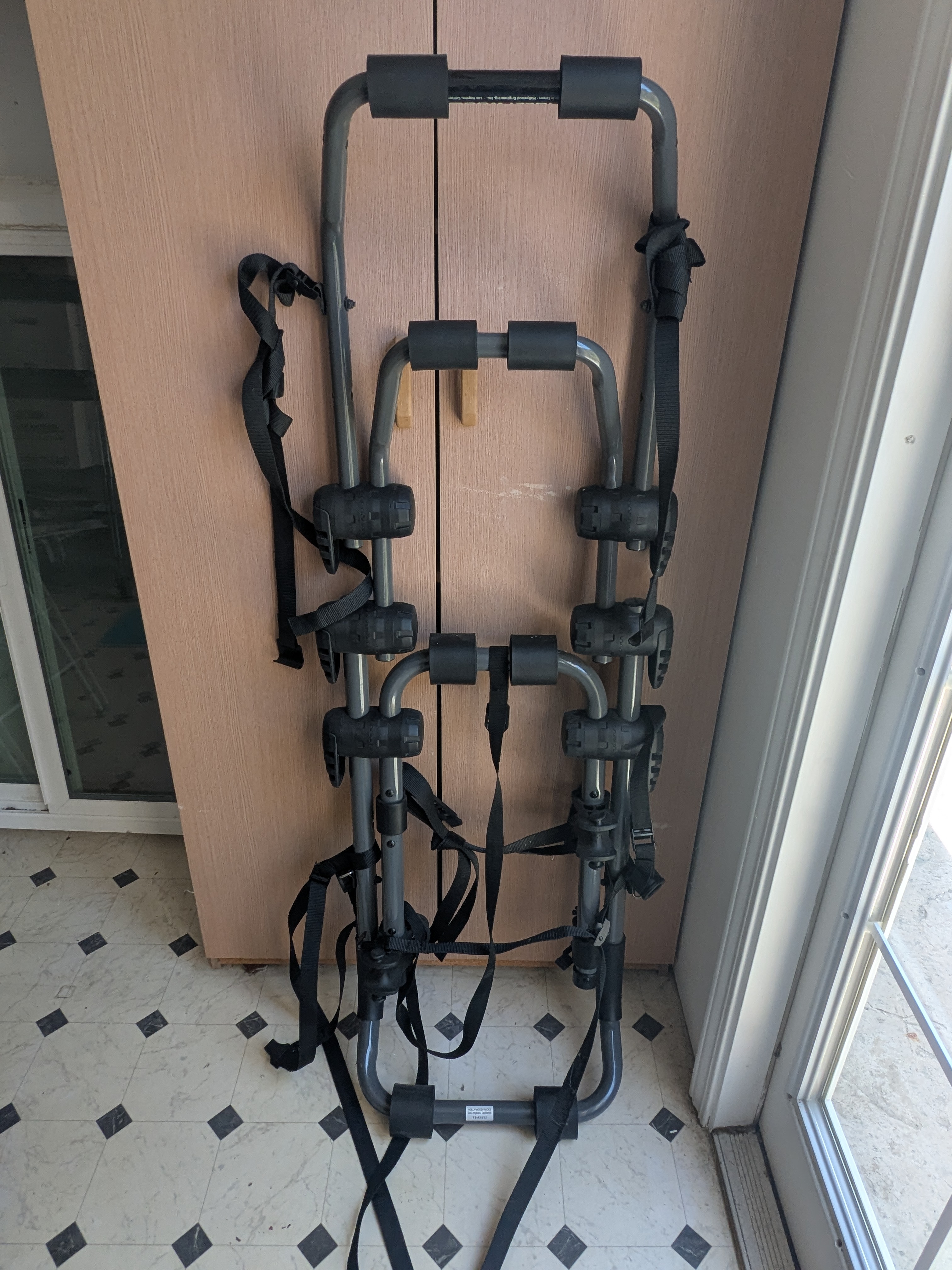 Two-Bike Over-the-Top Trunk-Mounted Bike Rack, by Hollywood Racks. Like new!