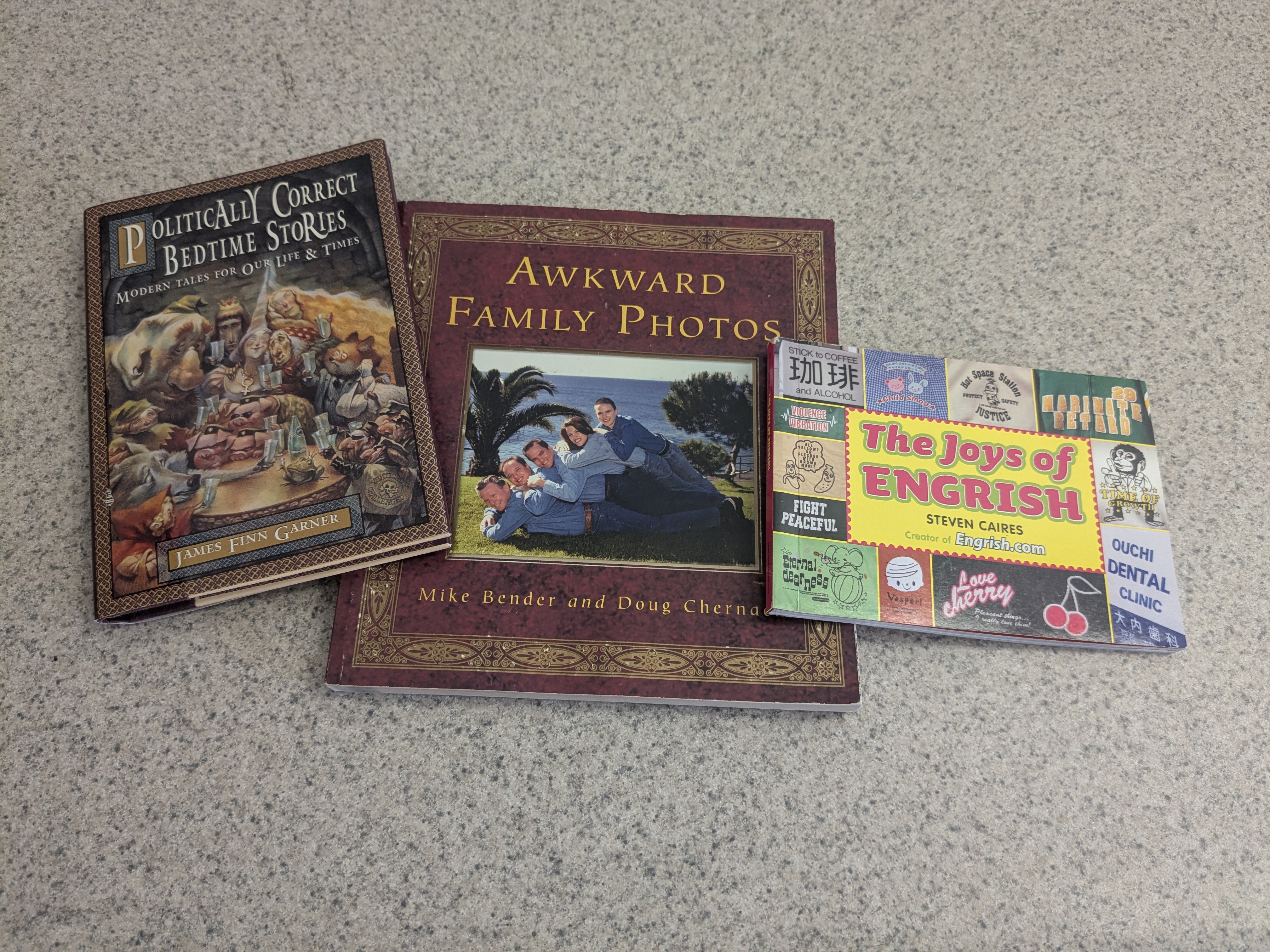 Solaris Potty Books! - Bundle #12 (featuring reinterpreted fairy tales, what-WERE-they-thinking fam pics, and messages amusingly lost in translation)