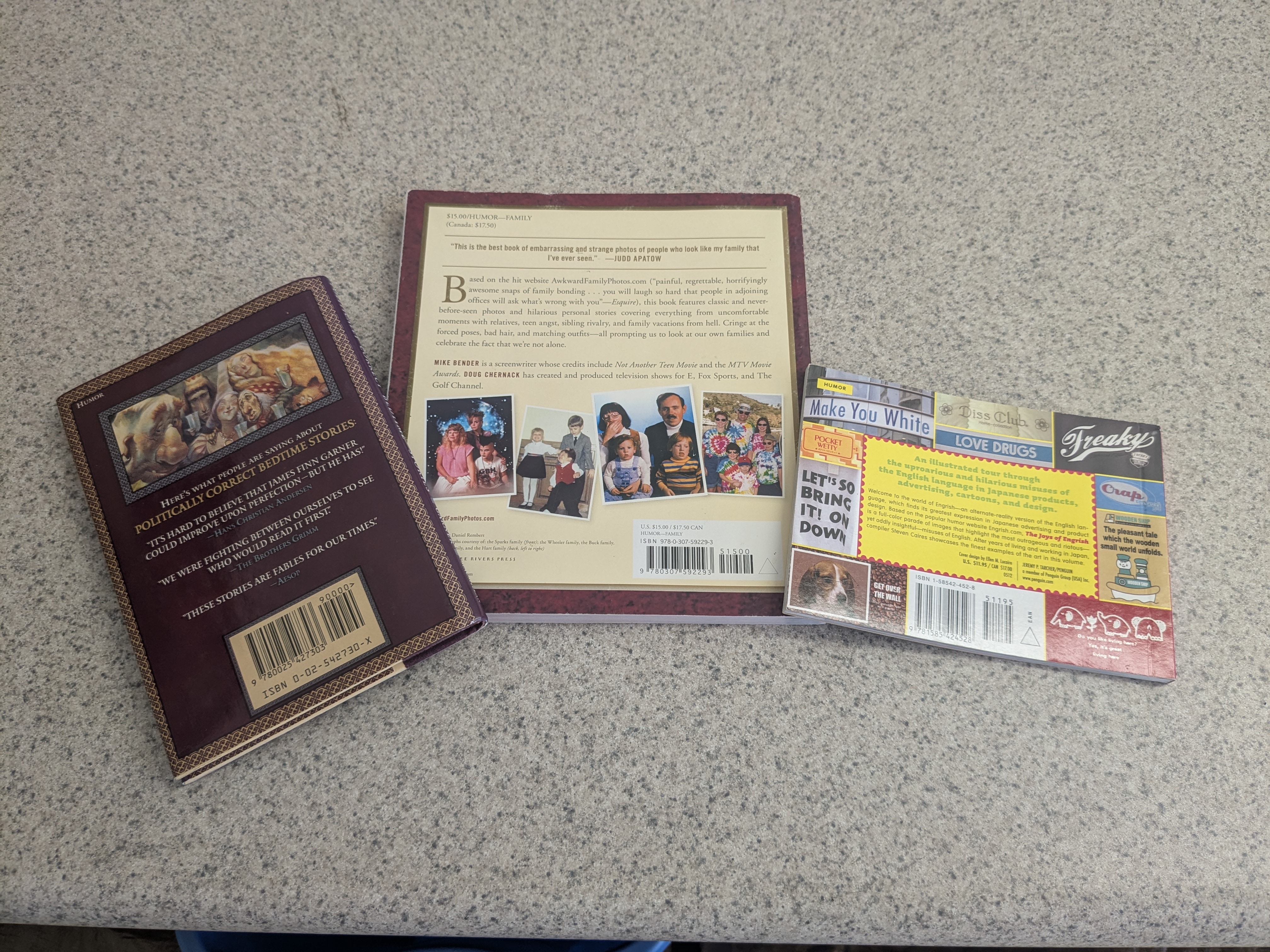 Solaris Potty Books! - Bundle #12 (featuring reinterpreted fairy tales, what-WERE-they-thinking fam pics, and messages amusingly lost in translation)