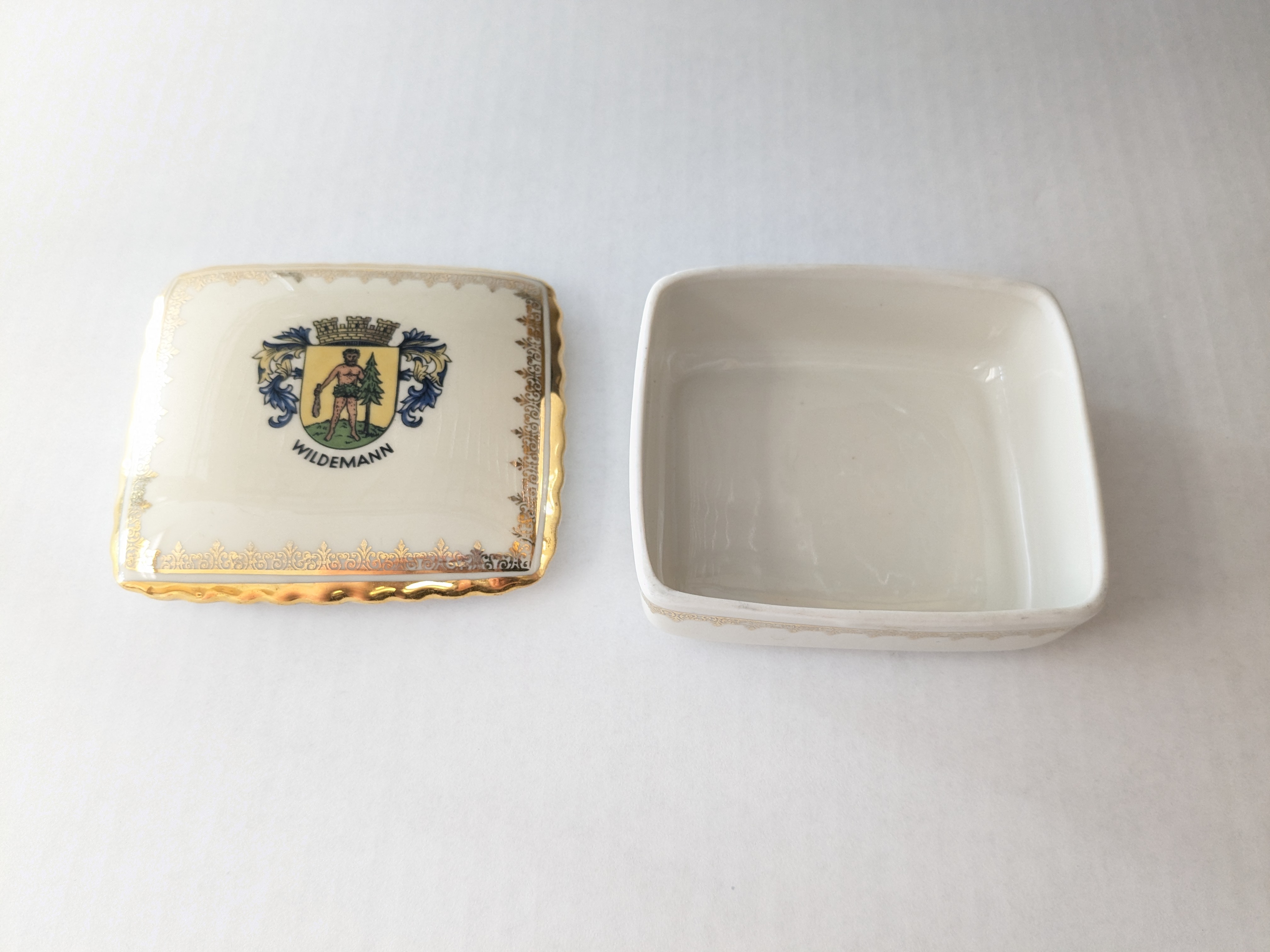 Wild Man (Wildemann) Porcelain Trinket Box