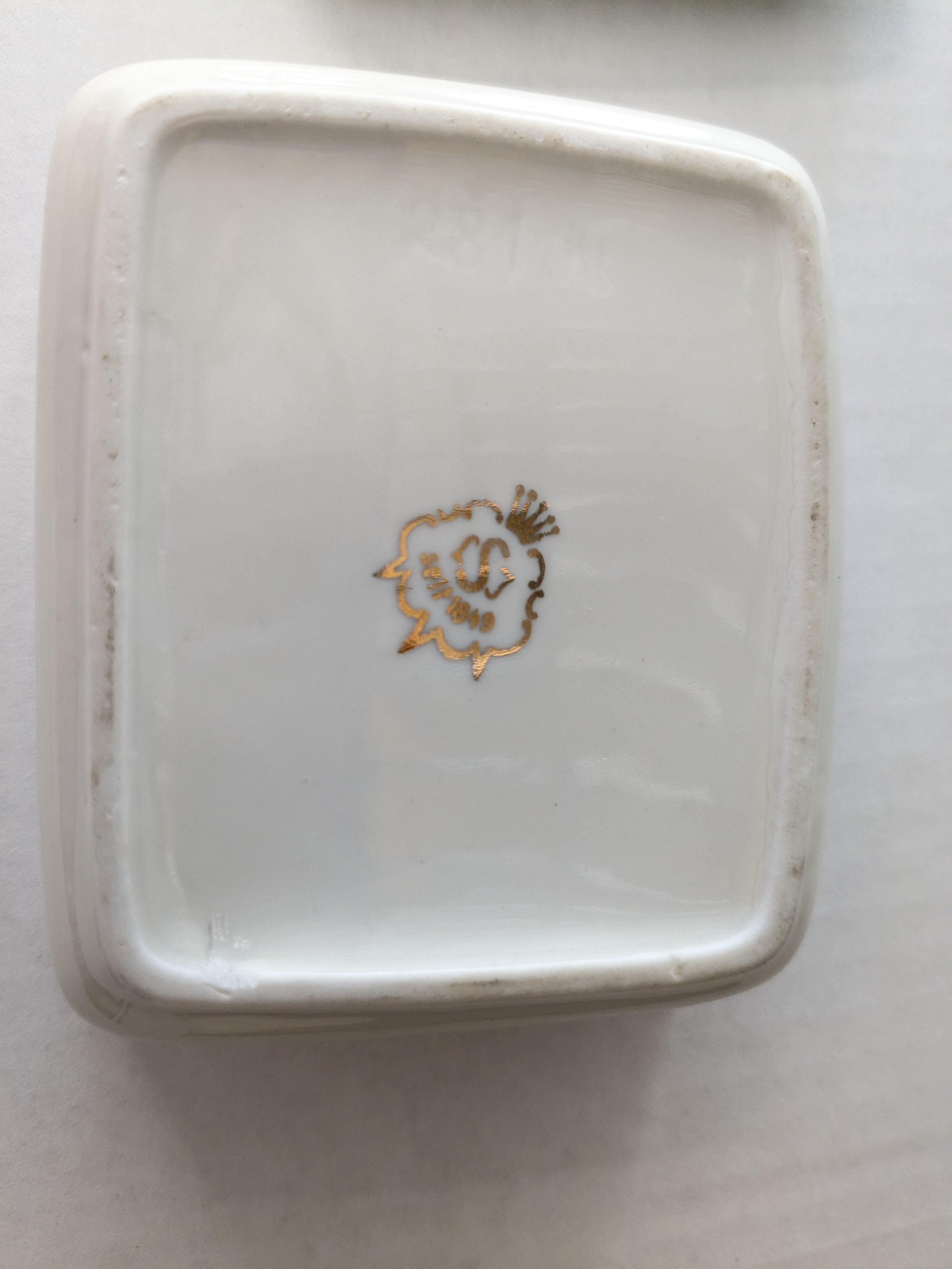 Wild Man (Wildemann) Porcelain Trinket Box