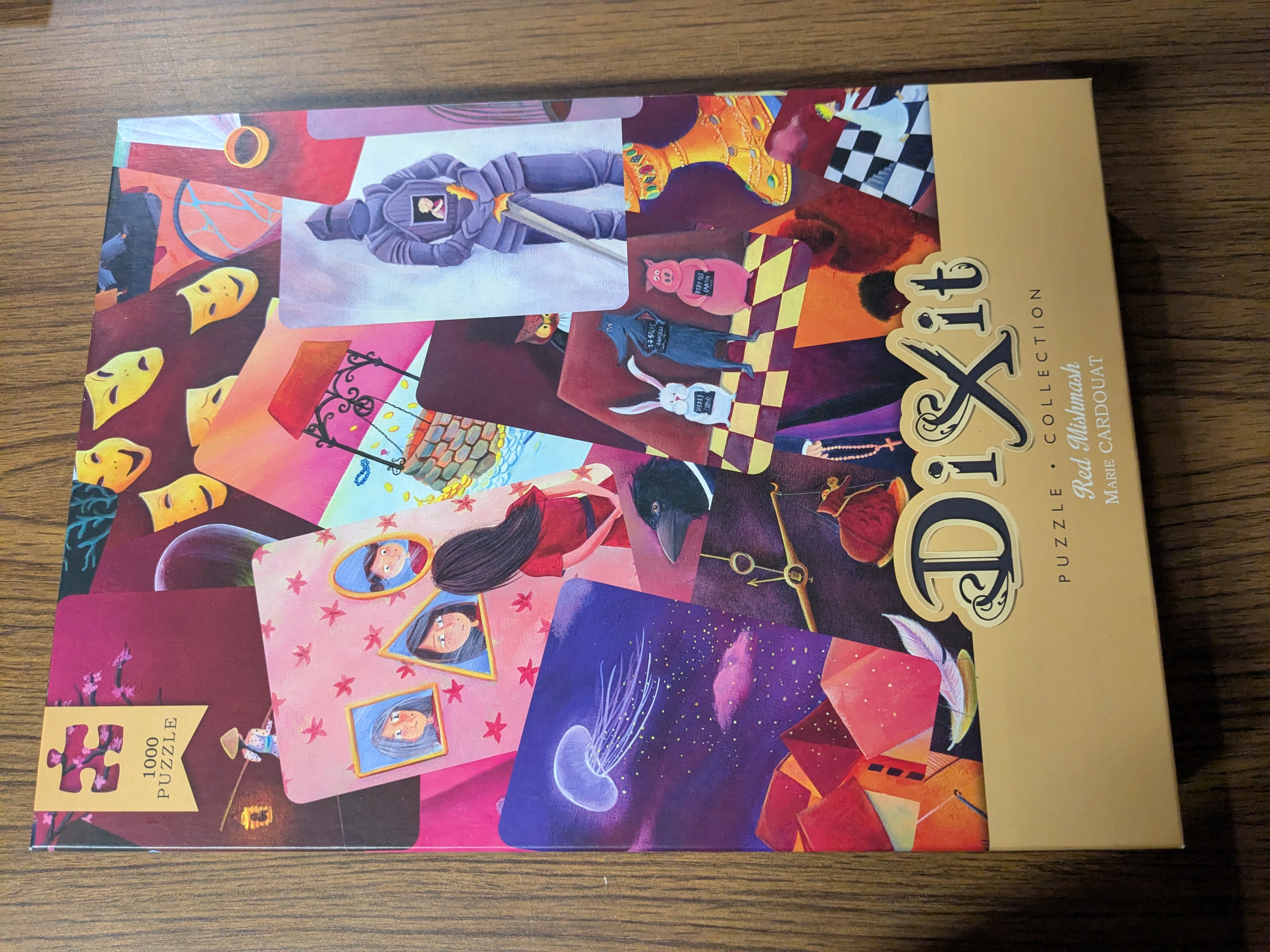 Dixit "Red Mishmash" Jigsaw Puzzle, 1000 pcs