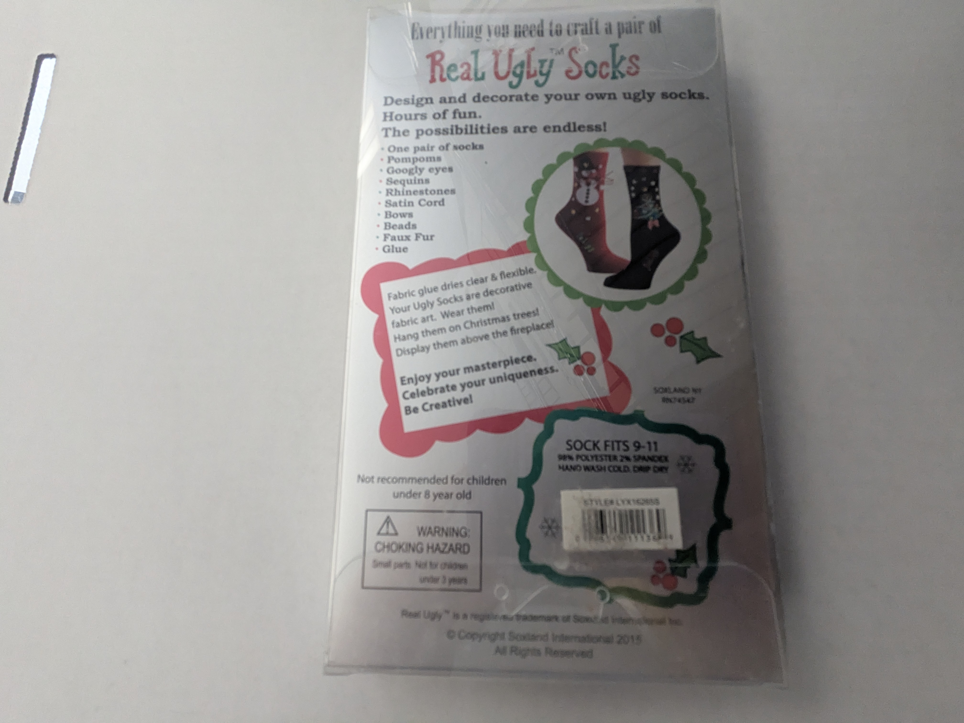 Real Ugly® Socks Craft Kit, by Soxland