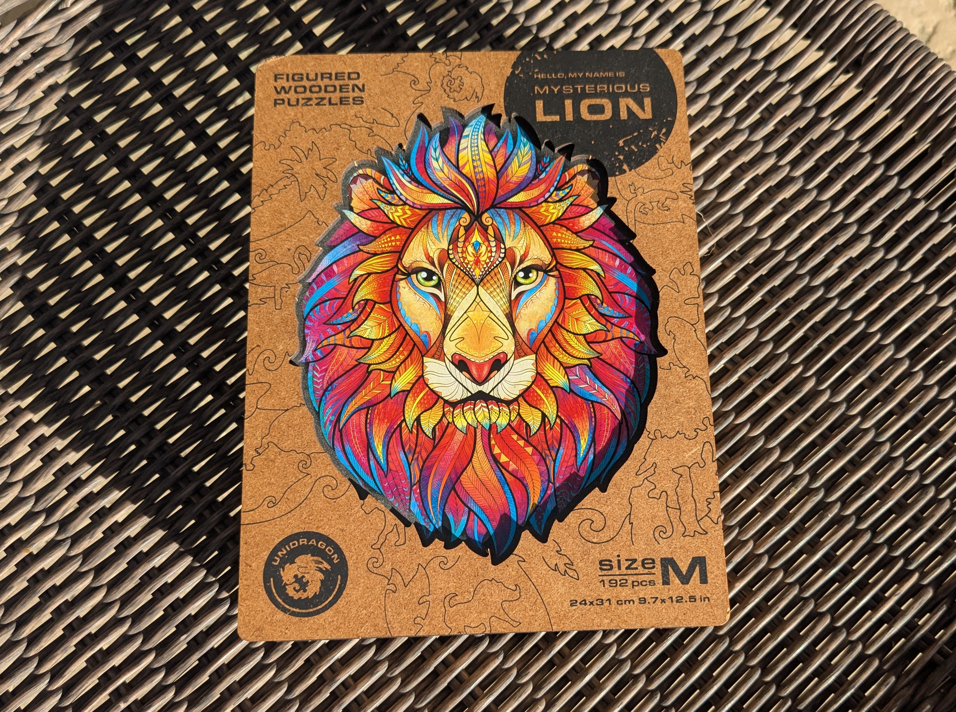 "The Mysterious Lion" Lasercut Wood Jigsaw Puzzle