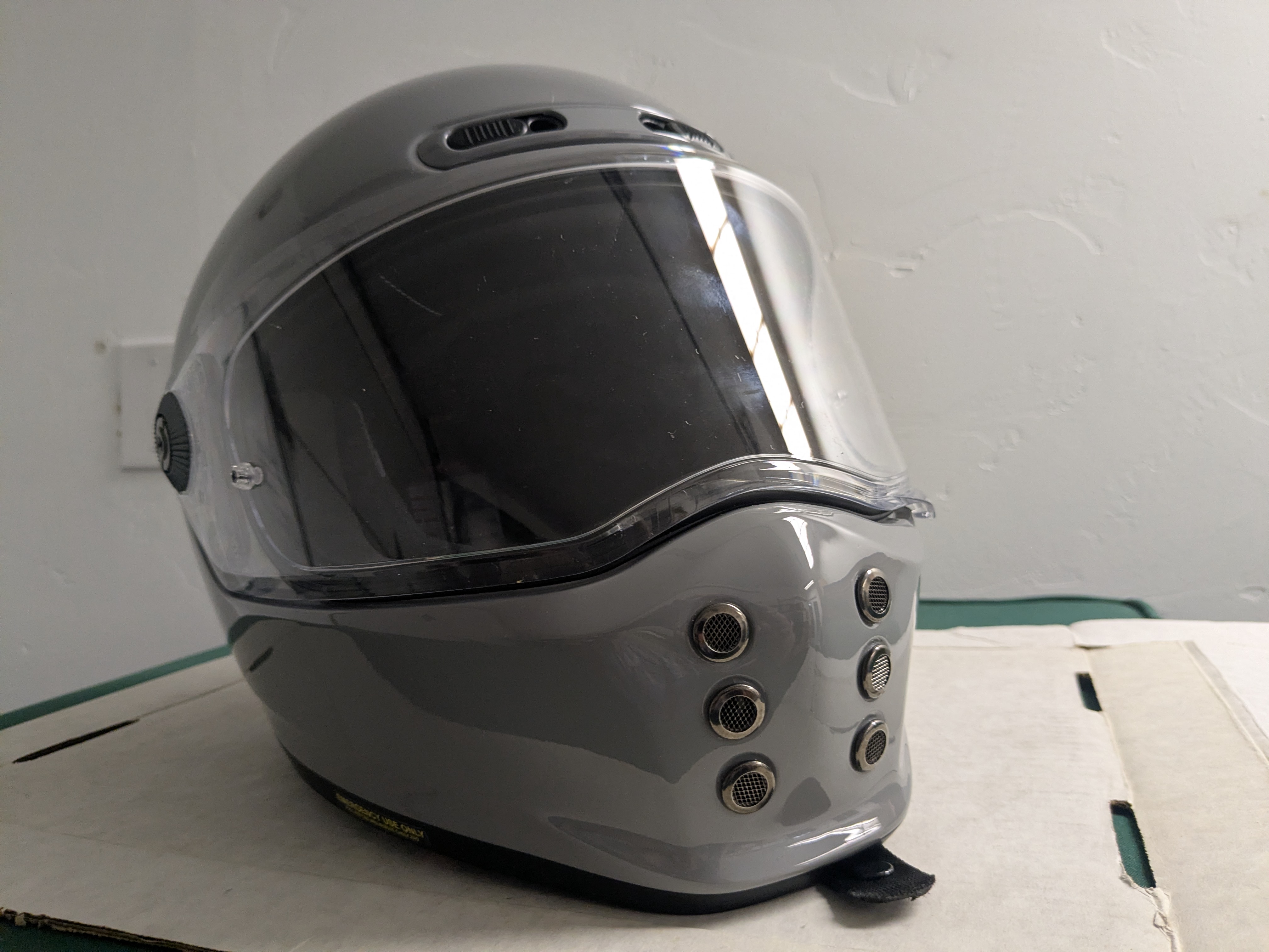 HJC Motorcycle Helmet, model V10, N Gray
